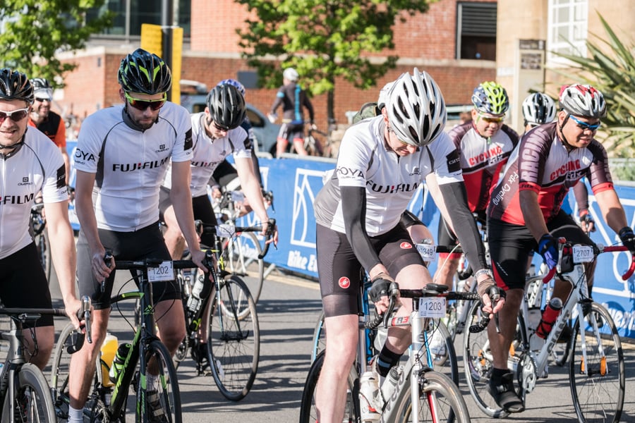 A team of 11 Wex staff rode 100 miles to raise thousands for charity