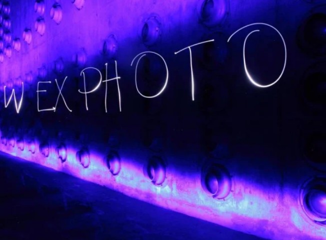 Claire Harper’s demonstration of light painting