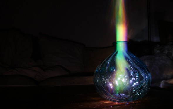 Katie Dix’s demonstration of light painting