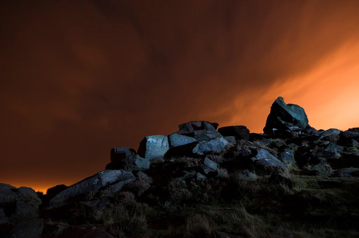 Tim Coleman’s demonstration of light painting