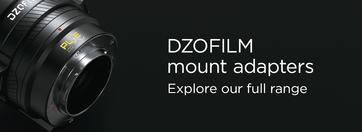 DZOFILM Mount Adapters banner