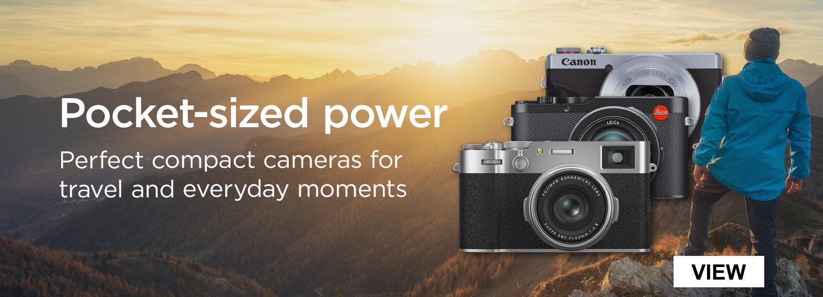 pocket-sized power. Perfect compact cameras