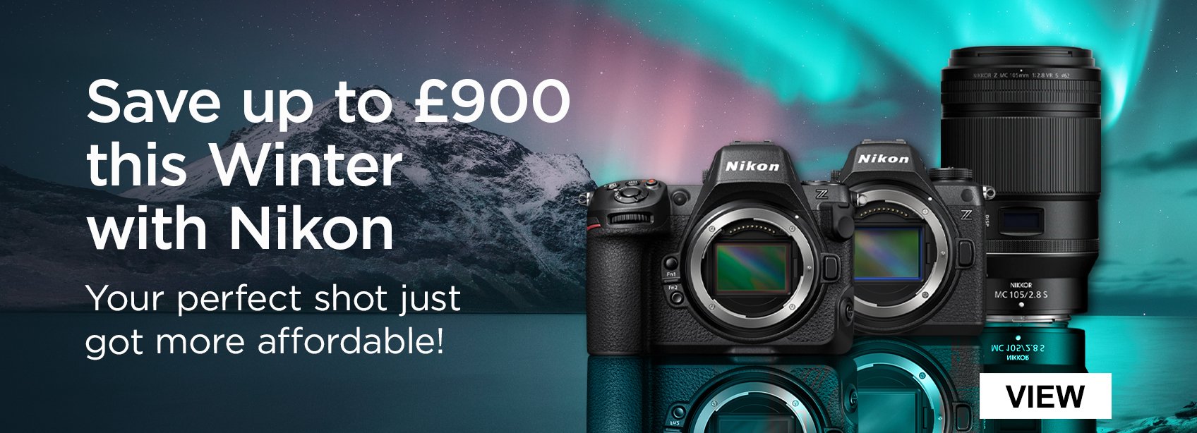 Save up to £900 this Winter with Nikon your perfect shot just got more affordable!