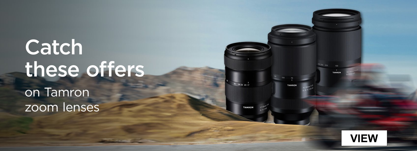 Catch these offers on Tamron zoom lenses