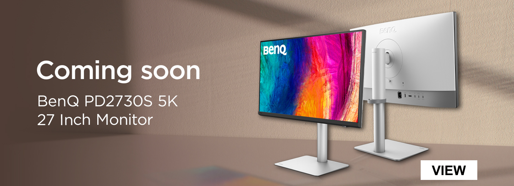 Coming Soon BenQ PD2730S 5K 27 Inch Monitor