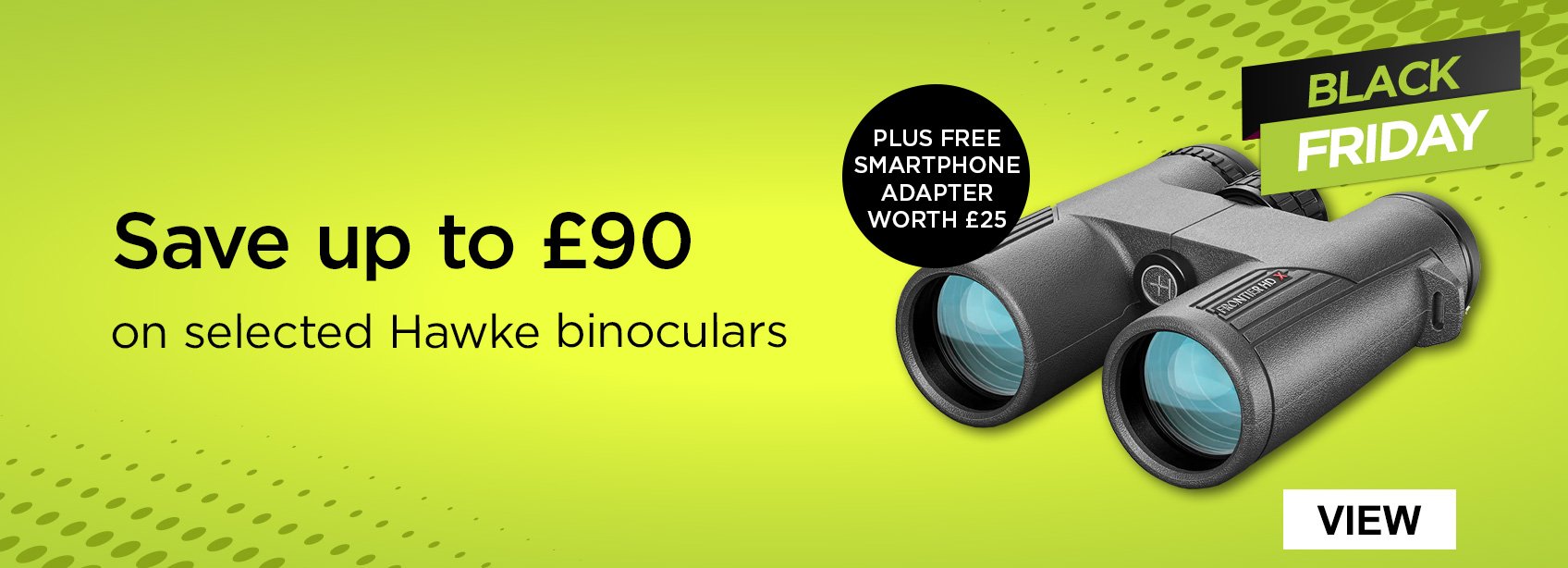 Save up to £90 on selected Hawke Binoculars | Free Smartphone Adapter worth £25