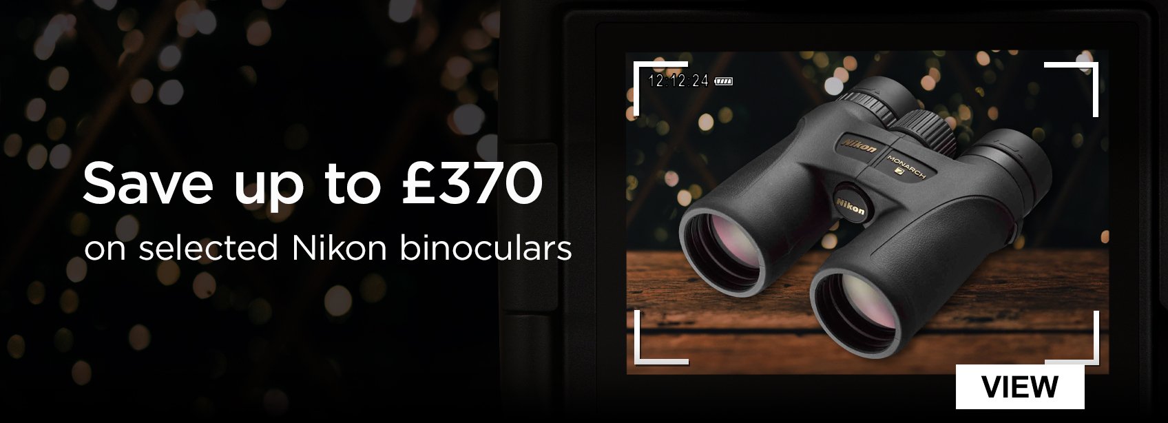 Save up to £370 on selected Nikon binoculars