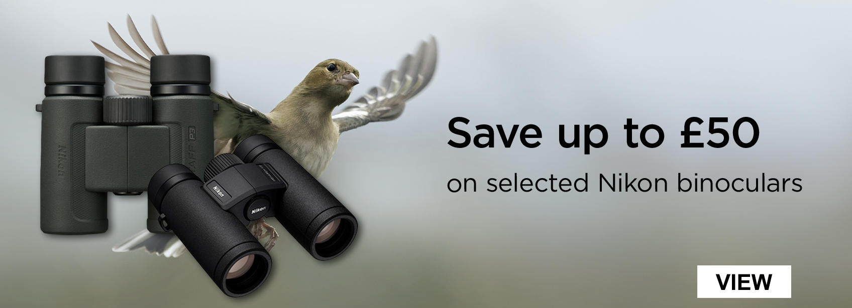 Save up to £50 on selected Nikon binoculars
