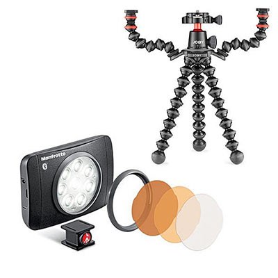 Manfrotto Lumimuse 8 BT LED Light + Joby GorillaPod 3K PRO Rig