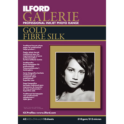 Ilford Galerie Prestige Gold Fibre Silk A2 25 Sheets 310gsm