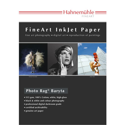 Hahnemuhle Photo Rag Baryta 315gsm 44inch Roll 12m