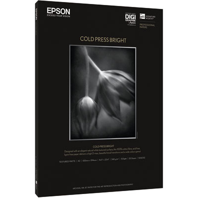 Epson Cold Press Bright A2 25 Sheets