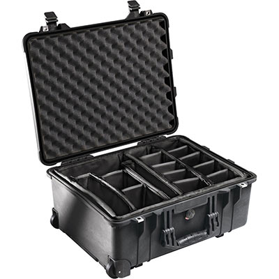 Peli 1520 Case with Dividers Black