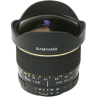 Samyang 8mm f3.5 Aspherical IF MC Fisheye CS Lens – Sony Fit