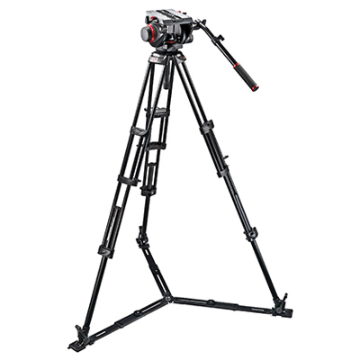 Manfrotto Pro Ground Twin Kit with 545GB Video Tripod and 509HD Head