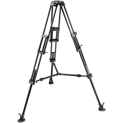 Manfrotto 545B Pro Heavy-Duty Aluminium Video Tripod with Mid-level spreader