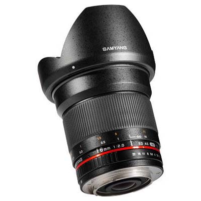 Samyang 16mm f2 ED AS UMC CS Lens – Fuji X Fit