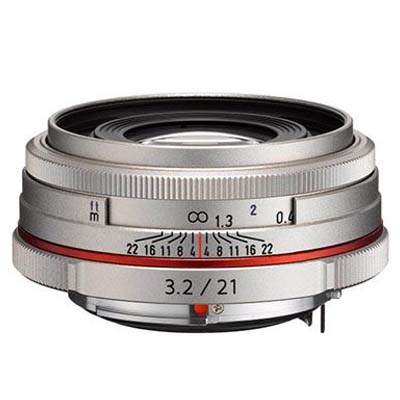 Pentax 21mm f3.2 AL Limited Lens – Silver