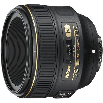 Nikon 58mm f1.4 G AF-S Lens