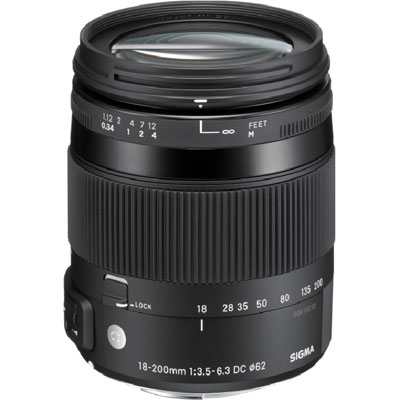 Sigma 18-200mm f3.5-6.3 DC Macro OS HSM Lens - Sigma SA Fit | Wex