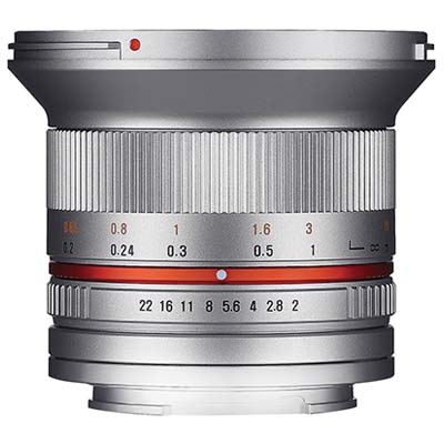 Samyang 12mm f2.0 NCS CS Lens – Fujifilm X Fit – Silver