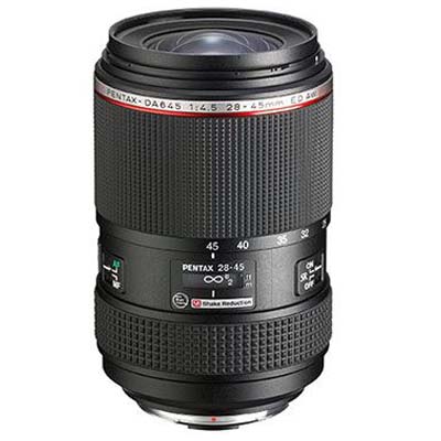 Pentax 28-45mm f4.5 ED AW SR HD DA 645 Mount Lens