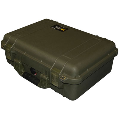 Peli 1500 Case with Dividers – OD Green