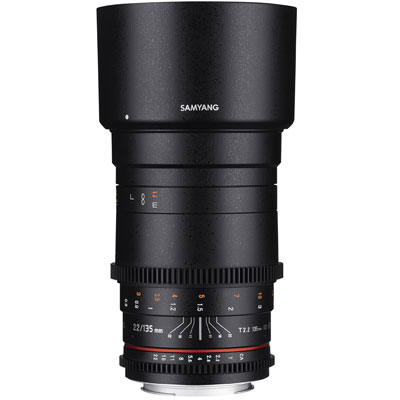 Samyang 135mm T2.2 VDSLR Lens – Canon Fit