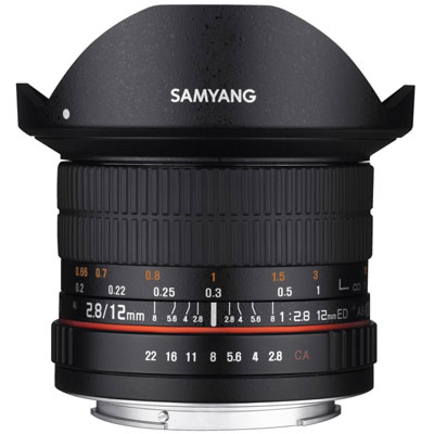 Samyang 12mm f2.8 ED AS NCS Fisheye Lens – Sony Fit