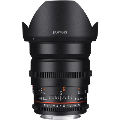 Samyang 24mm T1.5 ED AS IF UMC II VDSLR Lens – Nikon Fit