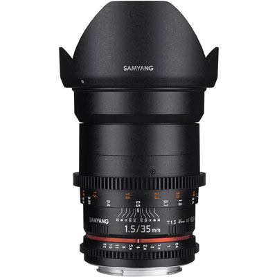 Samyang 35mm T1.5 AS UMC II VDSLR Lens – Canon Fit