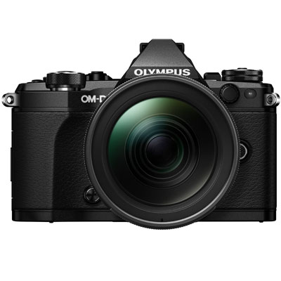 Olympus OM-D E-M5 Mark II Digital Camera with 12-40mm PRO Lens – Black