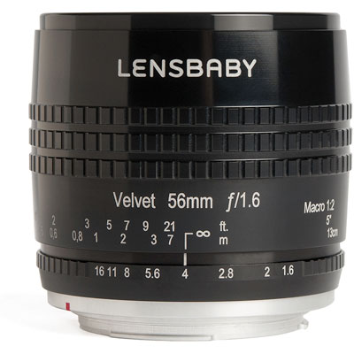 Lensbaby Velvet 56mm f1.6 Lens – Samsung Fit – Black