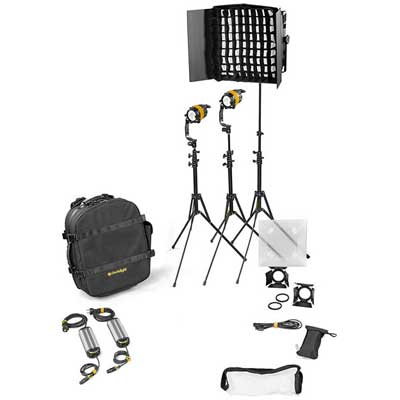 Dedo 3 Head 40w DLED4.1 Bi Colour LED and Felloni2 Combination Kit