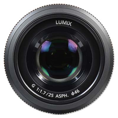 Panasonic 25mm f1.7 LUMIX G ASPH Black Lens - Micro Four Thirds