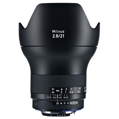 Zeiss 21mm f2.8 Milvus ZF.2 Lens – Nikon Fit