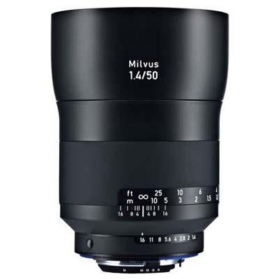 Zeiss 50mm f1.4 Milvus ZF.2 Lens – Nikon Fit