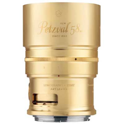 Lomography 58mm f1.9 Petzval Art Lens Brass – Nikon Fit