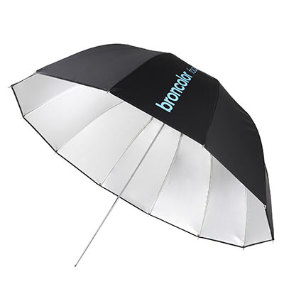 Broncolor Focus 110cm Umbrella – Silver/Black