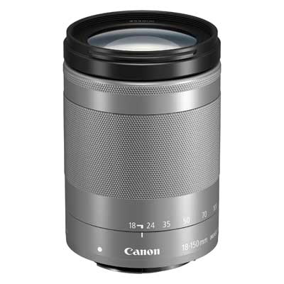 Canon EF-M 18-150mm f3.5-6.3 IS STM Lens – Silver