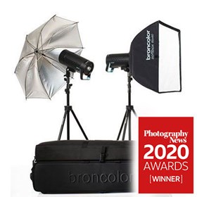 Broncolor Siros 400 S Expert Twin Head Kit WiFi/RFS 2