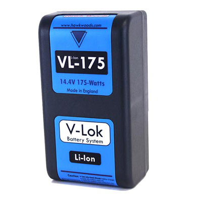 Hawk-Woods VL-175 14.4V 175Wh V-Lok Lithium-Ion Battery