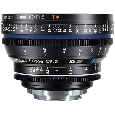 Zeiss 85mm T1.5 CP.2 Cine Prime T* Lens – Nikon F Mount (Feet/Super Speed)