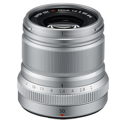 Fujifilm XF 50mm f2 R WR Lens - Silver | Wex Photo Video