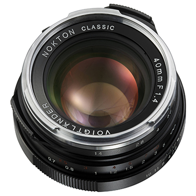 Voigtlander 40mm f1.4 VM Nokton-Classic MC Lens for Leica M | Wex