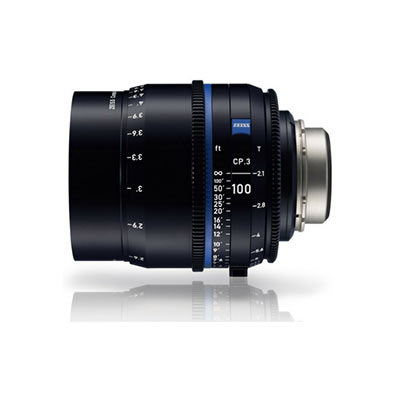 Zeiss CP.3 100mm T2.1 XD Lens – PL Mount (Metric Data)