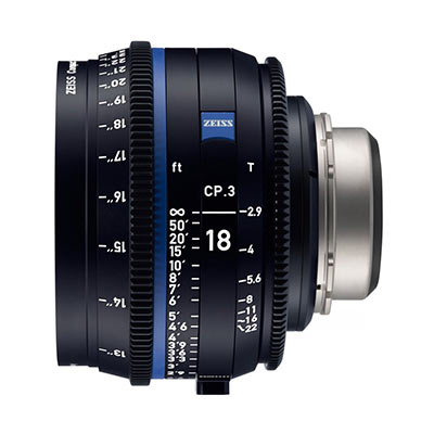 Zeiss CP.3 18mm T2.9 XD Lens – PL Mount (Feet Data)