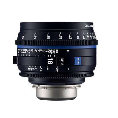 Zeiss CP.3 18mm T2.9  Lens – PL Mount (Metric)