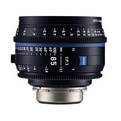 Zeiss CP.3 85mm T2.1  Lens – F Mount (Feet)