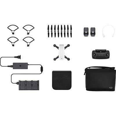 DJI Spark Mini Drone Fly More Combo – Alpine White